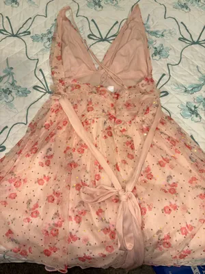 Lucy in the Sky Floral Plunge Dress thumbnail 3