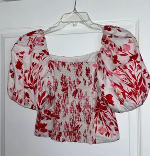 Banana Republic Puff Sleeve Top thumbnail 3