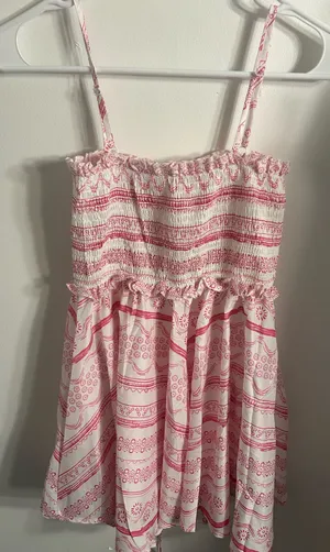 NWT Cherley Pink Floral Mini Dress thumbnail 1