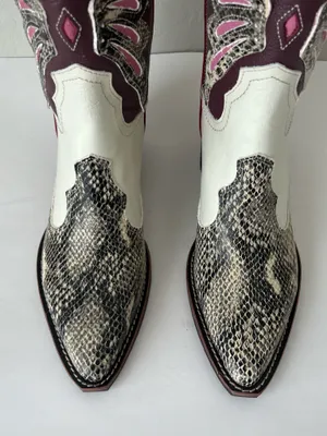 Steve Madden Arroyo butterfly multicolor Print Mid Calf Cowgirl Boots NEW 9.5 thumbnail 8
