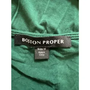 Boston Proper Scallop Lace Long Sleeve Top Fairy Holiday Peasant thumbnail 5