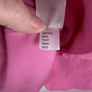 Ann Taylor Pink Linen Blend Single Button Blazer Jacket Size 2 Preppy Office thumbnail 8
