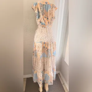 Lilyful women’s dress size Small Bohemian , wester chic maxi dress thumbnail 3