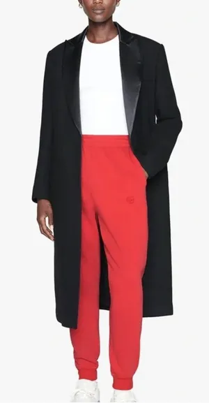 ANINE BING | Tyler Jogger in Red | Extra Small thumbnail 1