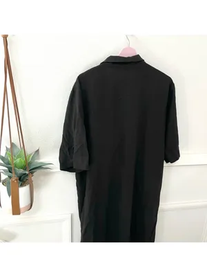 Z Supply Brise Linen Blend Midi Dress in Black Size L thumbnail 7