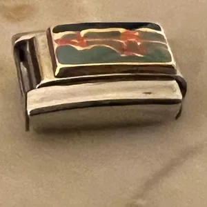 Puzzle Collection Italian 9mm Stainless Steel Golden Gate Bridge Charm Link EUC thumbnail 5