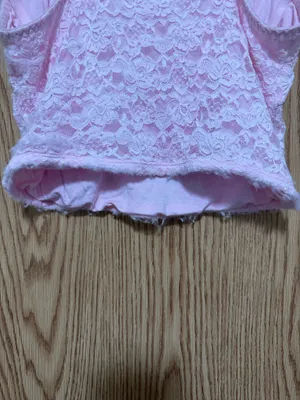 Amazon Avidlove Pink Lace Bustier Crop Cami Top – Size L thumbnail 3
