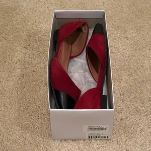 J. Jill Red and Black Women's Flats Size 8 thumbnail 2