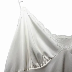 Vintage Ivory Lace Satin Slip Dress Size 36 Coquette‎ Romantic Bridal Lingerie thumbnail 10