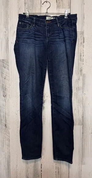 Abercrombie & Fitch Women’s Size 4 Stretch Dark Wash Skinny Jeans Denim thumbnail 1
