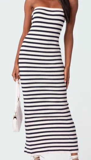Edikted Dress Strapless thumbnail 1