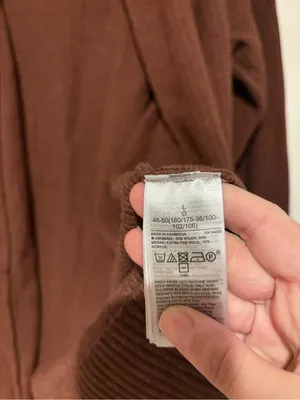 GAP Open-Front Merino Blend Cardigan Sweater Burnt Russet Brown size large thumbnail 5