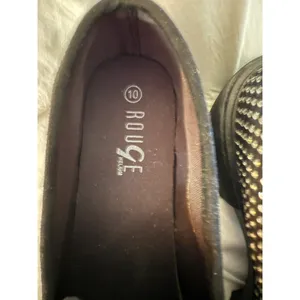 Rouge Helium Loafers Womens Size 10 EU40 Black Rhinestone Platform Chunky Sole thumbnail 10