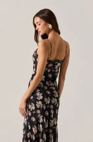NWT ASTR The Label Maeryn Sweetheart Ruffle Maxi Dress thumbnail 2