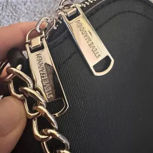 Black Steve Madden crossbody bag with silver accents thumbnail 4
