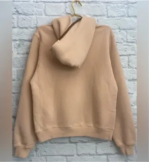 NWT Madhappy Classics Fleece Hoodie Rosewood XS Unisex Embroidered Hood thumbnail 5