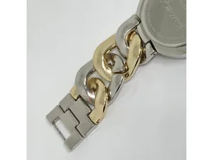 Kendall Kylie women’s watch gold silver tone 37mm rhinestones up to 6.5” running thumbnail 7
