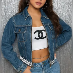 Vintage Tommy Hilfiger Denim Jean Jacket Women’s thumbnail 1