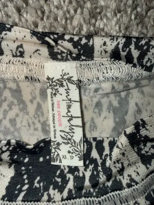Free People Intimately Free People Long Sleeve Top XS TP Snake Print thumbnail 2
