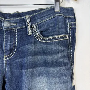 Buckle Daytrip Jeans Womens Leo 32R Bootcut Blue Denim Mid Rise DBK903R thumbnail 2