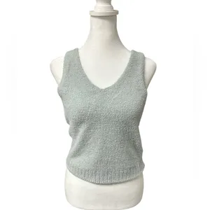 UGG Sage Knit Cropped Fuzzy Cozy Tank thumbnail 2
