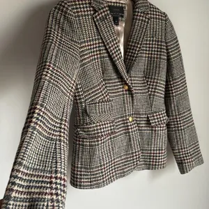 J. Crew Schoolboy Wool Houndstooth Plaid Blazer 0 thumbnail 6