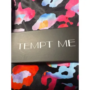 Tempt Me Womens Bikini Set High Waisted Push Up Halter Leopard‎ Print 2 Piece M thumbnail 3