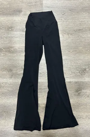 Offline High Waisted Crossover Super Flare Legging Black thumbnail 4