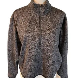 Lululemon Lab Double-Knit Jacquard Half Zip Sweatshirt Crop Jacket Size 10 thumbnail 8