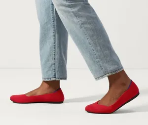 Rothy’s Red Round Toe Flats thumbnail 1