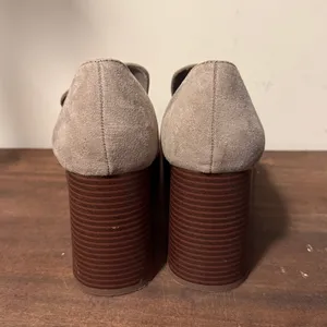 NWOT Ophelia Roe Mod Square Toe 3.5‎ Inch Platform Penny Loafers Size 8.5 A8 thumbnail 5