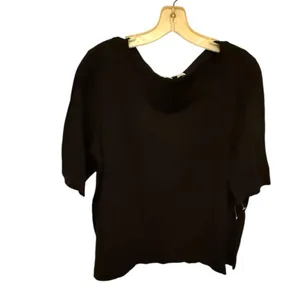 Michael‎ Stars Black Cotton Gauze Top nwot thumbnail 2