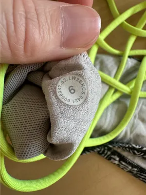 Lululemon Free to Be Bra Wild *Light Support, A/B Cup - Speckle Trail Black Multi / Highlight Yellow 6 thumbnail 4