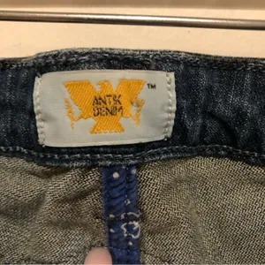 Y2k Antik Denim Embroidered Blue Jean Pants 30 thumbnail 8