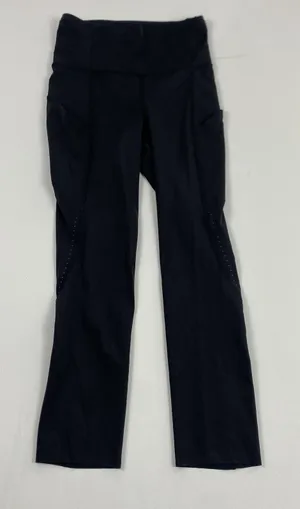 Lululemon Pants Womens 2 Black High Rise Pocket Leggings‎ Athletic Running Yoga thumbnail 1