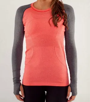 Lululemon Coral Swiftly Tech Long Sleeve Shirt thumbnail 1