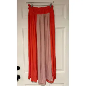 Anthropologie Current Air colorblock smocked waist high rise maxi skirt sml thumbnail 2