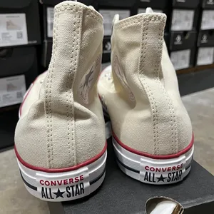 Converse Women's Cream and White Trainers thumbnail 7