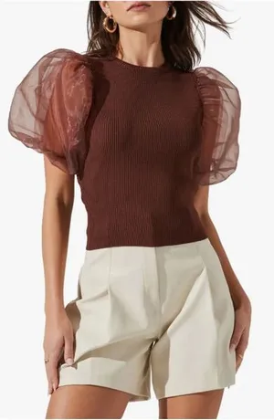 NWT ASTR The Label Avery Top Medium thumbnail 1