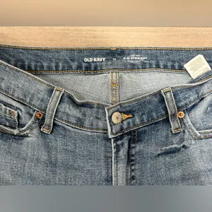 Old Navy High Rise Blue Jeans Size 14 thumbnail 4