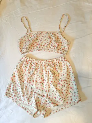 Edikted Floral Two Piece Lounge PJ Set thumbnail 3
