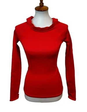 FP Movement by Free People Seamless Long Sleeve Red thumbnail 1