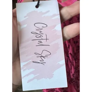Crystal Sky Pink Sequin Mini Dress Women's L Sparkly Swiftie Spaghetti Strap NWT thumbnail 7