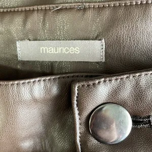 Maurices RTV Perfect Faux Leather Skinny High Rise Pant thumbnail 4