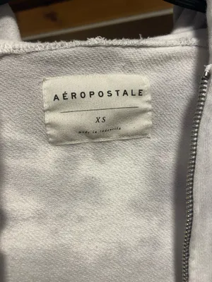 Aeropostale Gray Zip Up Hoodie thumbnail 6