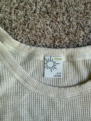 Aerie Waffle Long Sleeve thumbnail 3