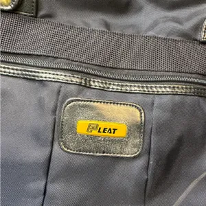 🧳 Vintage LEAT Nylon Travel Duffel Weekender Carry-On Shoulder‎ Bag 🧳 thumbnail 3