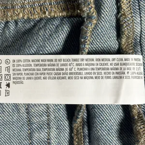 Forever 21 Barrel Jeans Size 25 Light Wash Lace Up Waist Y2K Denim NWT thumbnail 7