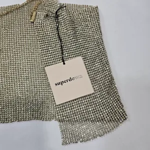 Superdown Mackenzie Crop Top in Gold thumbnail 7