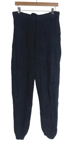 SKIMS Cozy knit jogger Women's Boucle Knit Pants Onyx Black S/M thumbnail 1